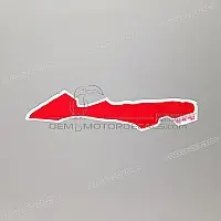 HONDA Cowling stripe, right side 83614-MV9-930ZA