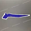 Autocollant de carénage côté droit CBR Hurricane