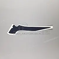 HONDA Frame kuipdeel sticker, rechterkant 83615-MAL-600ZB