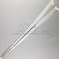 HONDA Side cover stripe, right side 83615-MN4-300ZB