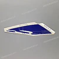HONDA Belly pan CBR Hurricane stripe, right side 83615-MV9-640ZA