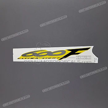 Naklejka na tylną owiewkę / zadupek, prawa strona