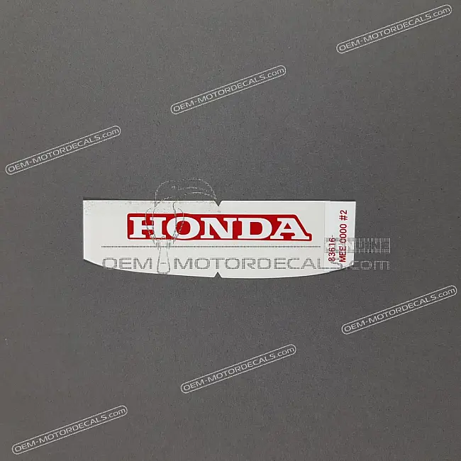 Honda CBR600RR Emblemat CBR na tylną owiewkę siedzenia OEM 83616MEE000ZB