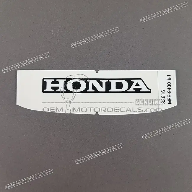 Honda CBR600RR Emblemat na tylną owiewkę siedzenia OEM 83616MEE940ZD Oryginalna naklejka winylowa