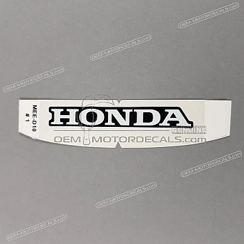 Tail cowl decal