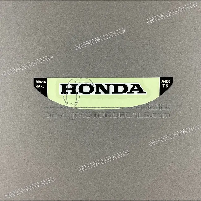 Emblema codone posteriore Honda CBR600RR HONDA OEM 83616MFJA40ZF