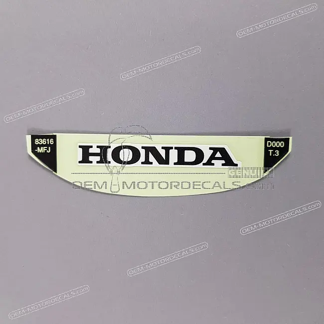 Honda CBR600RR Emblemat na tylną owiewkę siedzenia HONDA OEM 83616MFJD00ZC