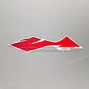 Right side cowling stripe decal, CBR600F Hurricane