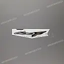 Emblemat prawego tylnego błotnika CBR Hurricane, prawa strona