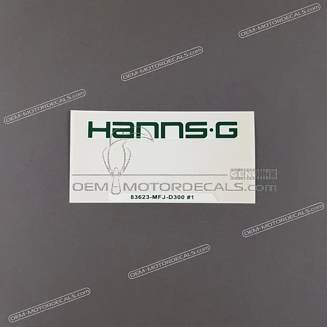 Honda CBR600RR Rear seat cowl Hannspree mark OEM 83623MFJD30ZA