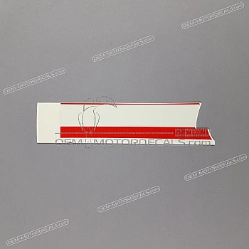 Frame cowling decal, right side
