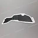 Achterkap sticker, linkerzijde