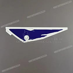 Frame cowling decal, left side