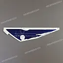 Frame cowling decal, left side