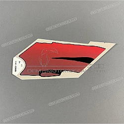 Frame cowling decal, left side
