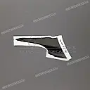 Side cover stripe, left side