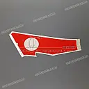 Side cover stripe, left side