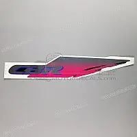 HONDA Autocollant de flanc de carénage, côté gauche 83714-MV9-640ZC
