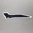 Sticker linkerkant kuipdeel, CBR600F Hurricane