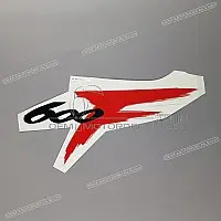 HONDA Pegatina de tapa lateral, lado izquierdo 83715-MAL-E00ZB