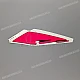 Adesivo carenatura laterale Honda CBR600F Hurricane, lato sinistro, OEM 83715MV9640ZC