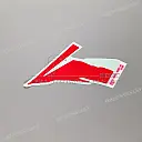 Left side cowling stripe