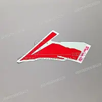 HONDA Autocollant de flanc de carénage, côté gauche 83715-MV9-930ZA