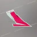 Left side fairing CBR stripe decal