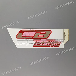 Frame cowling decal, left side