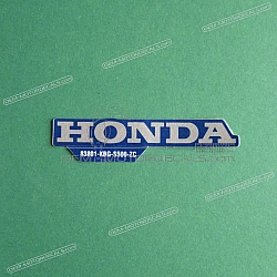 Adesivo posteriore coda carena