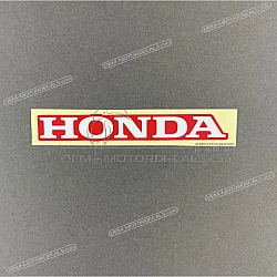 Naklejka emblemat HONDA na tylnej owiewce