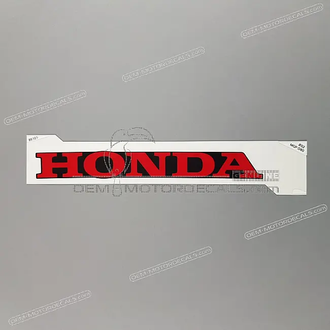 Honda CBR1000RR Fireblade Carena Inferiore Adesivo Logo HONDA Lato Destro OEM 86101MGPD80ZA