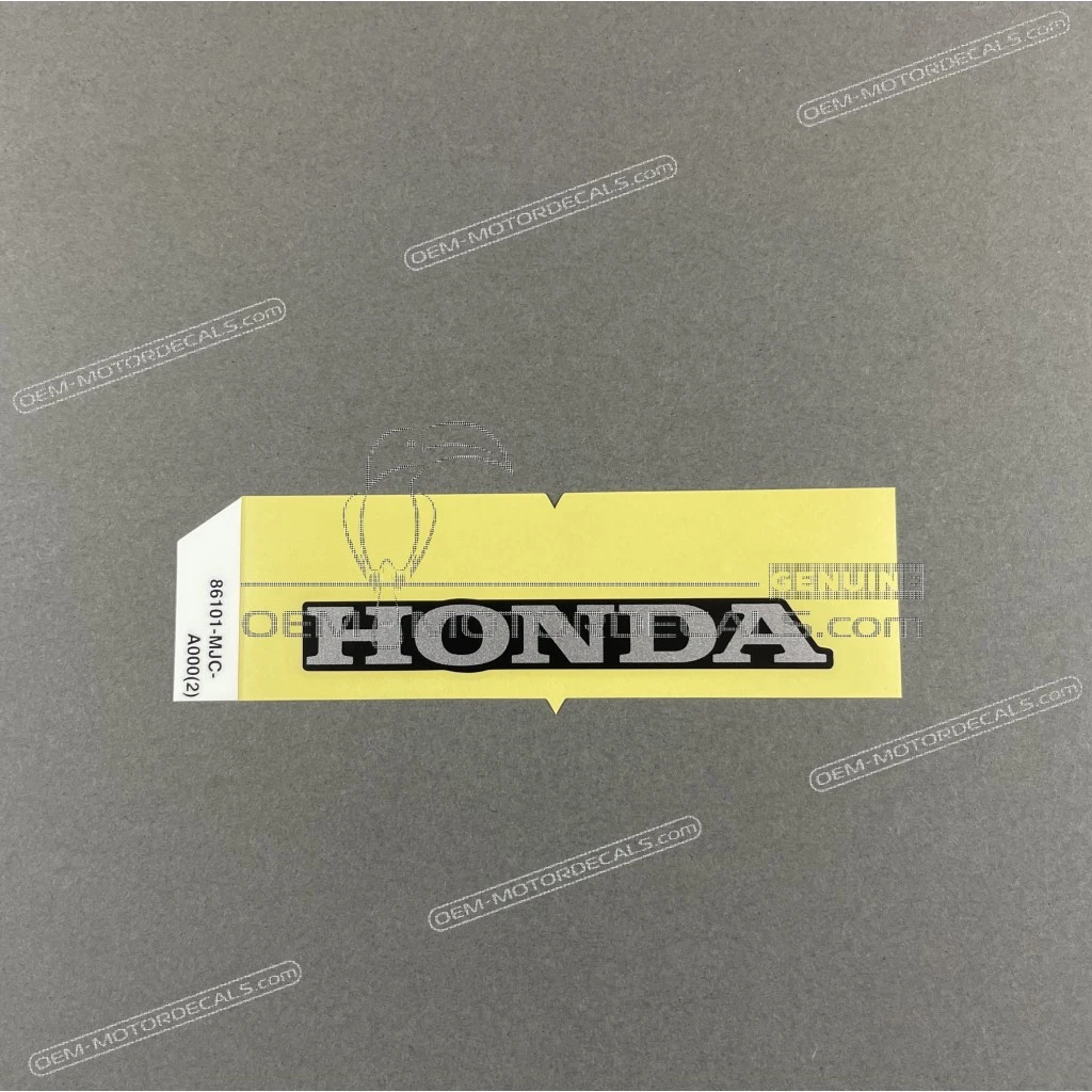 Auténtico Emblema Honda CBR600RR para Carenado Inferior Pieza OEM Genuina 86101MJCA00ZB para Restauración de Fábrica