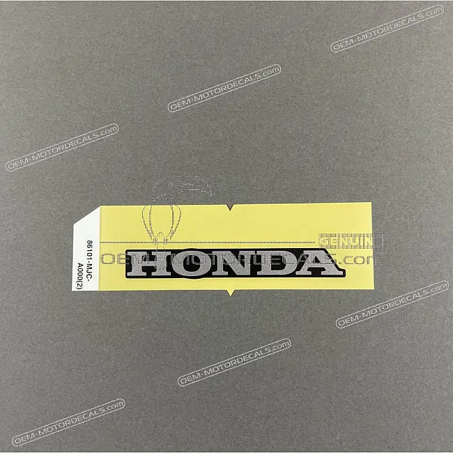 Autentico emblema Honda CBR600RR per carena inferiore, pezzo OEM originale Honda 86101MJCA00ZB per restauro di fabbrica