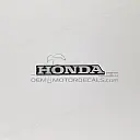 Tail cowl decal