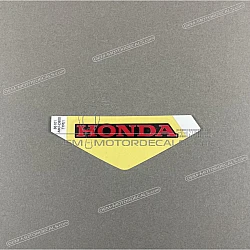 Emblemat z logo HONDA na tylną owiewkę