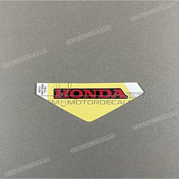 Tail cowl HONDA logo emblem