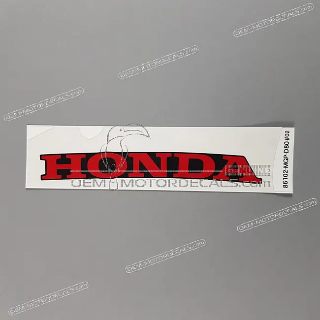 Emblème HONDA pour sabot moteur gauche Honda CBR1000RR FIREBLADE côté gauche OEM 86102MGPD80ZA