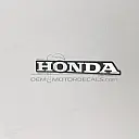 Emblema HONDA para guardabarros trasero