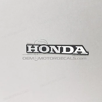 Rear fender decal