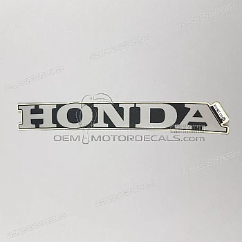 Belly pan decal, right side