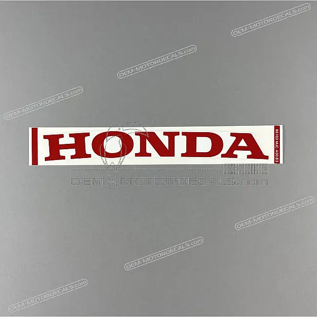 Honda CBR600RR Untere Verkleidung HONDA Aufkleber Linke Seite OEM 86103MJCA00ZD