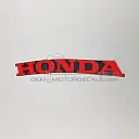 Naklejka HONDA na prawy pług, prawa strona