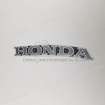 Belly pan decal, right side