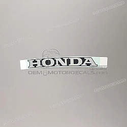 Belly pan decal