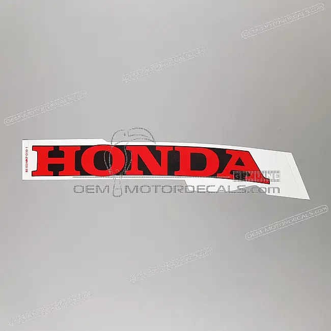Autocollant HONDA pour sabot moteur droit CBR1000RR Fireblade RH OEM 86103MKFD10ZA