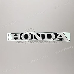Belly pan decal, right side