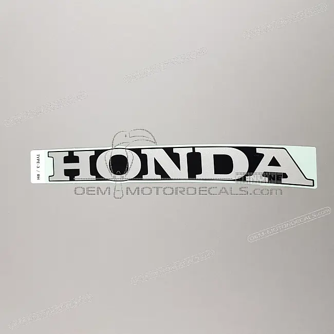 Honda CBR500R Unterverkleidung Honda Aufkleber rechte Seite unten OEM 86103MKPJ00ZA