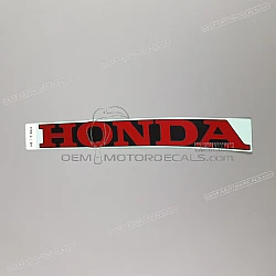 Belly pan decal, right side