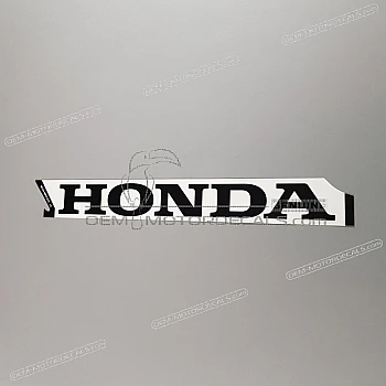 Belly pan decal, right side